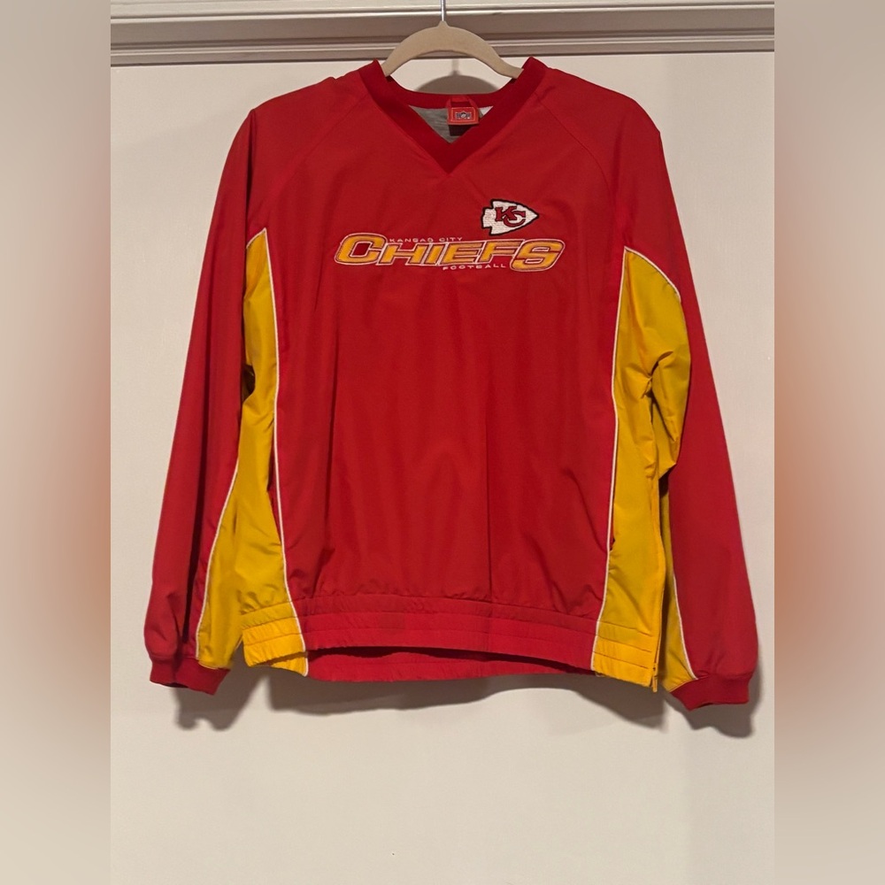 Vintage NFL Kansas City Chiefs Red and White Clothing Label